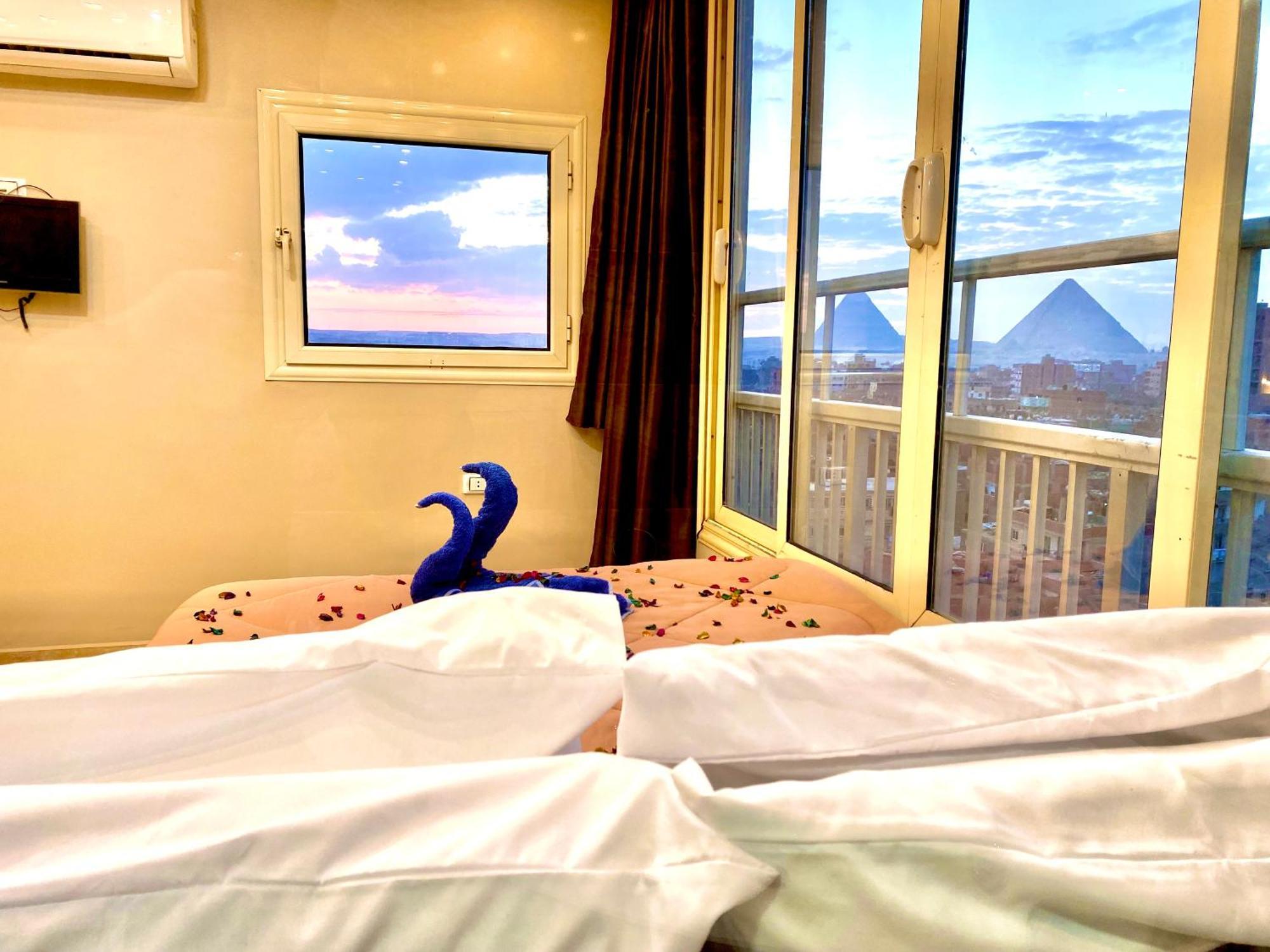 Horus Horizon Inn Pyramids View Kafret el-Gabal Esterno foto