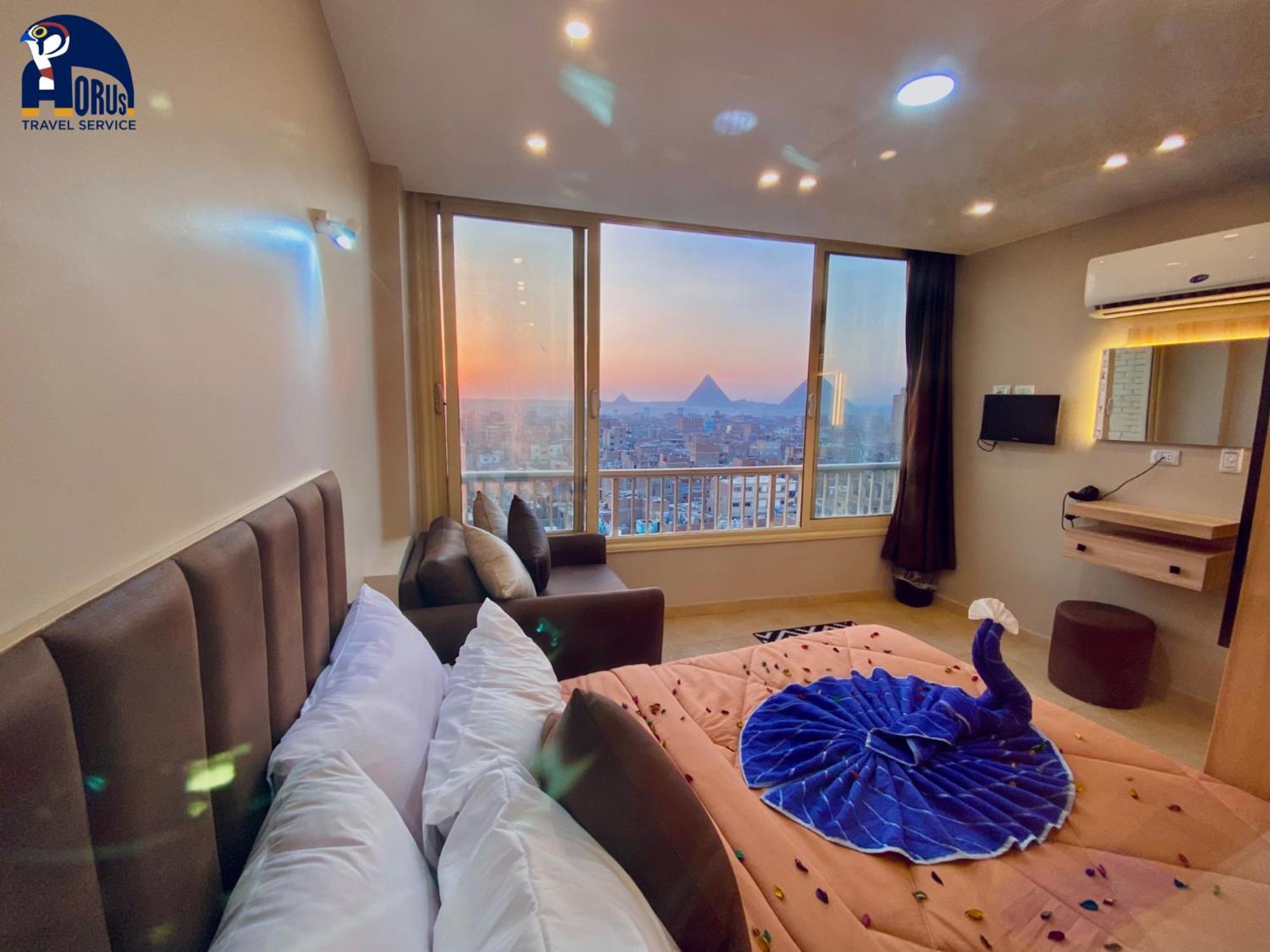 Horus Horizon Inn Pyramids View Kafret el-Gabal Esterno foto